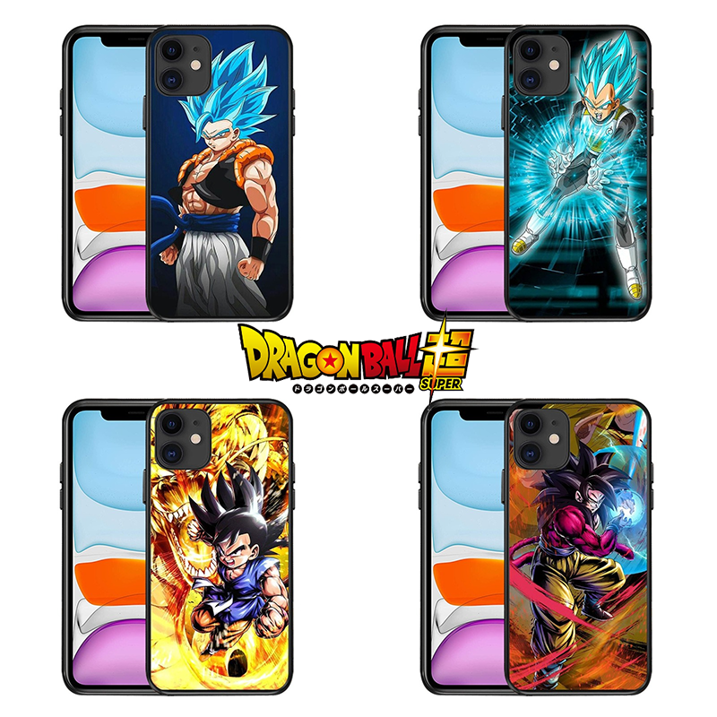 Dragon Ball Son Goku Silicone Phone Case for IPhone 11 12 13 Pro Max TPU Anime Shockproof Phone Cover for IPhone XS XR 7 8plus